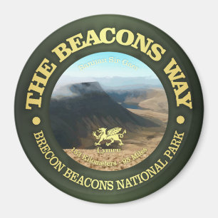 The Beacons Way Magnet