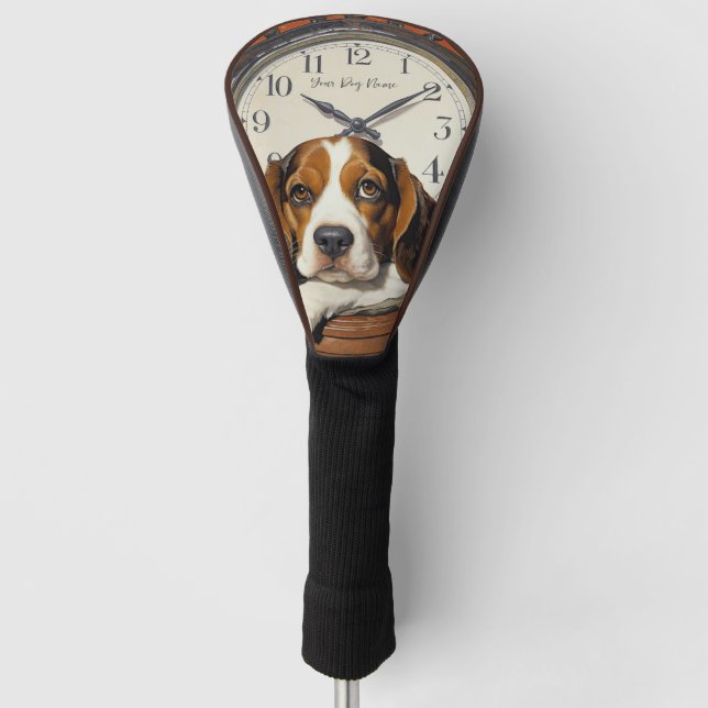 The Beagle Dog 001 - Odessa Leyendecker Golf Head Cover (Front)