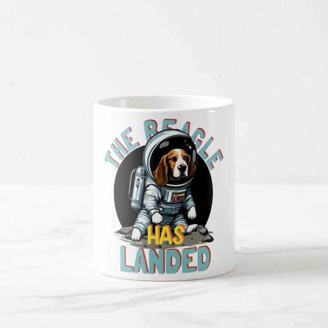 The Beagle Has Landed Coffee Mug (Center)