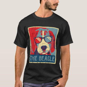 The Beagle Obama Poster Vintage Animal Pet Hound D T-Shirt