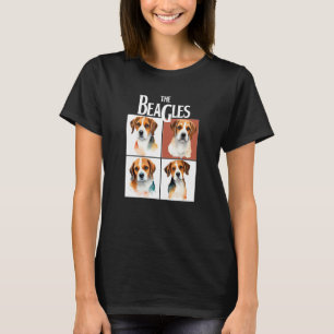 The Beagles Four & Cute Beagle Dogs for Beagle Mo T-Shirt