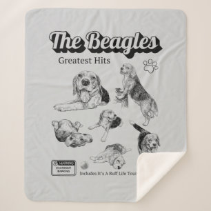 The Beagles greatest hits album cov Sherpa Blanket