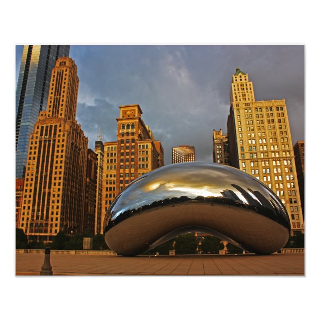 The Bean in Chicago at Sunrise Photo Print (Front)