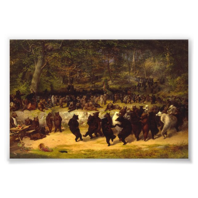 The Bear Dance by William Holbrook Beard Photo Print (Front)