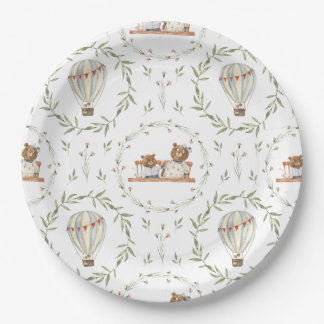 The Bear Family Paper Plate