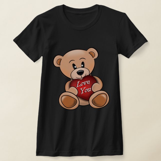 The bear loves you T-Shirt (Laydown)