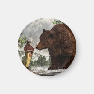 The Bear Woman Magnet