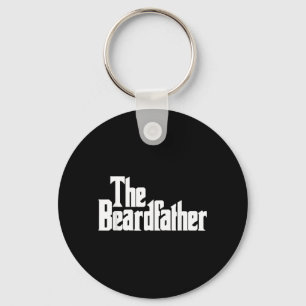 The Beard Father Funny Bearded Men Beard Dad Key Ring