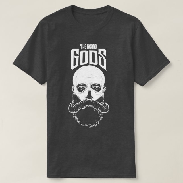 The Beard Gods Beard Lovers Dont Shave Funny Beard T-Shirt (Design Front)