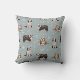 The Bearded Collie Dog Cushion