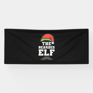 The Bearded Elf Christmas Banner