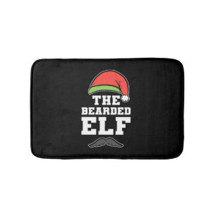 The Bearded Elf Christmas Bath Mat