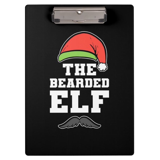 The Bearded Elf Christmas Clipboard (Front)