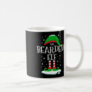 The Bearded Elf Christmas Family Matching Xmas Bea Coffee Mug