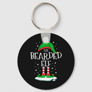 The Bearded Elf Christmas Family Matching Xmas Bea Key Ring