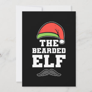 The Bearded Elf Christmas Invitation