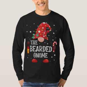 The Bearded Gnome Matching Family Christmas Gnome T-Shirt