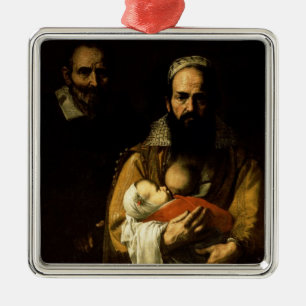 The Bearded Woman Breastfeeding, 1631 Metal Tree Decoration