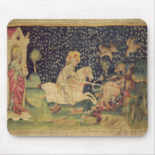 The Beast is Thrown into the Lake of Sulphur Mouse Pad