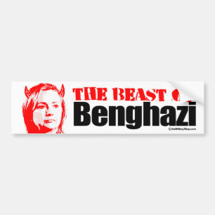 The Beast of Benghazi - Anti-Hillary - Conservativ Bumper Sticker