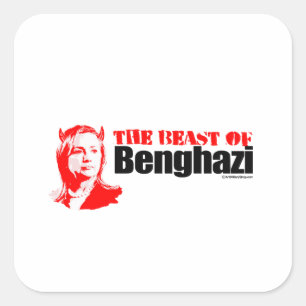 The Beast of Benghazi Square Sticker