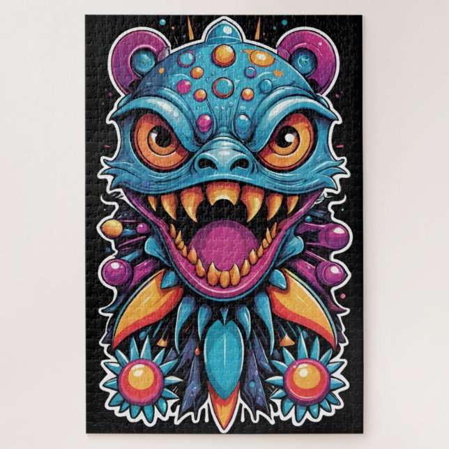 The Beast Will Feast Without Warning - Ken Gauge Jigsaw Puzzle (Vertical)