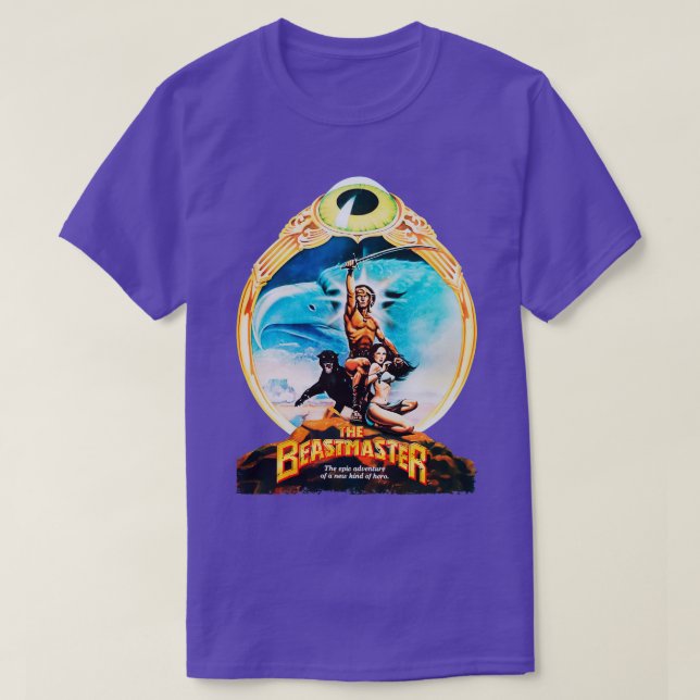 The Beastmaster 1982 Sword Sorcery T-Shirt (Design Front)