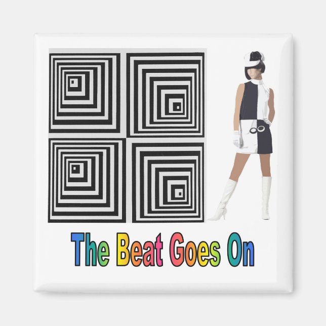 The Beat Goes On Magnet (Front)