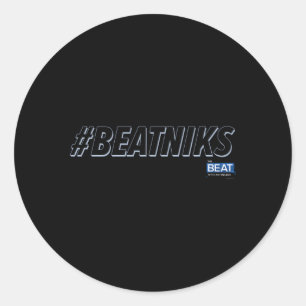 The Beat With Ari Melber Beatniks Msnbc Classic Round Sticker