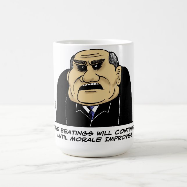 The Beatings Will Continue Coffee Mug (Center)