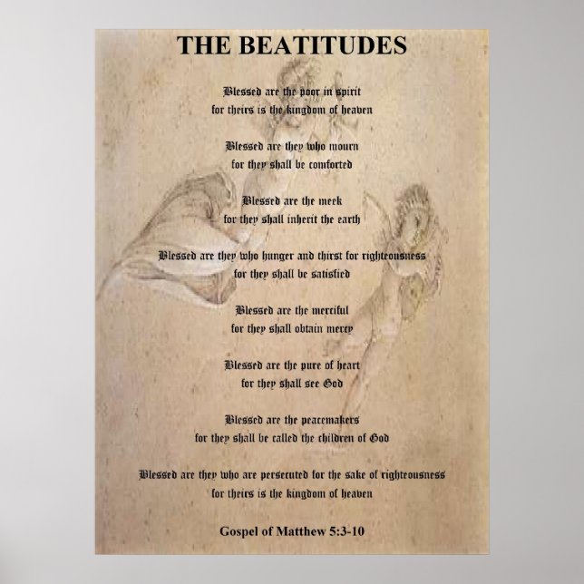 The Beatitudes Poster (Front)