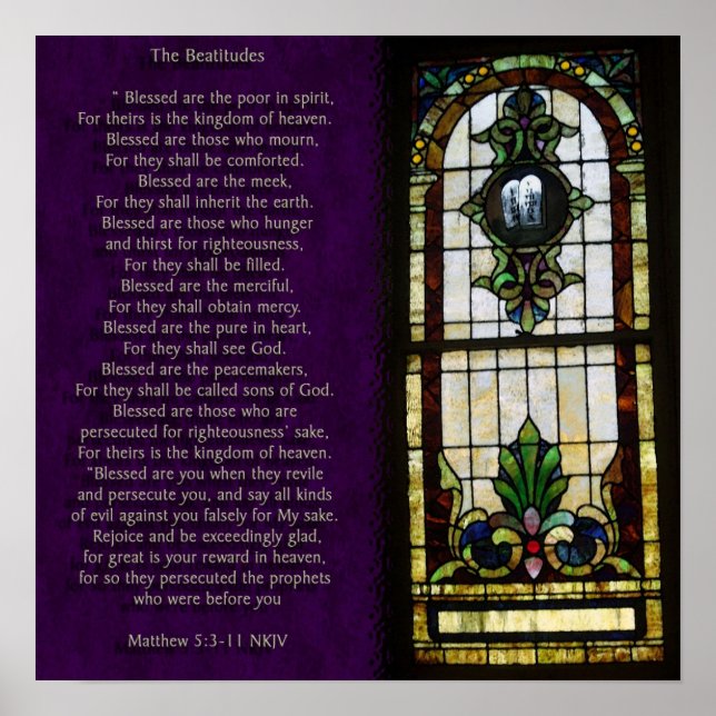 The Beatitudes Poster (Front)