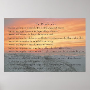 The Beatitudes Poster