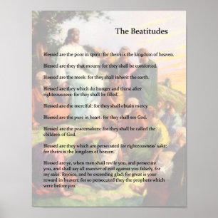 The Beatitudes Poster