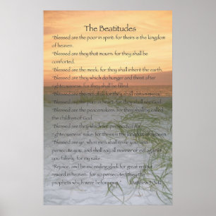 The Beatitudes Poster (vertical)