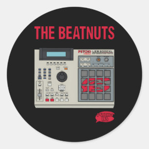 The Beatnuts Akai Mpc 2000 Xl Classic Round Sticker