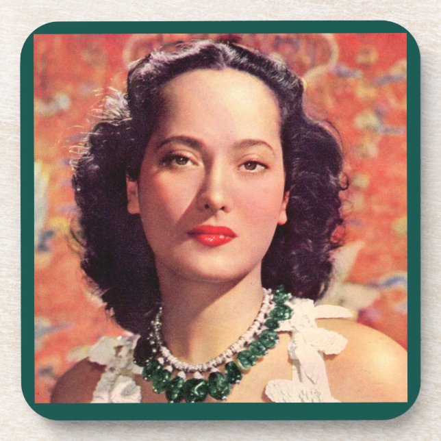 the beauteous Merle Oberon Coaster (Front)
