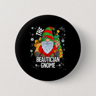 The Beautician Gnome 6 Cm Round Badge