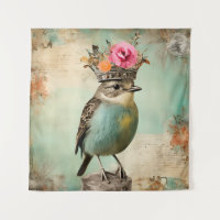 The Beautiful Bird in a Crown Collage