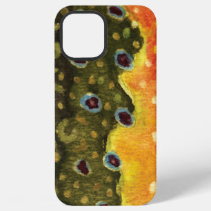 The Beautiful Book Trout, Brookie Fly Fishing iPhone 12 Pro Max Case