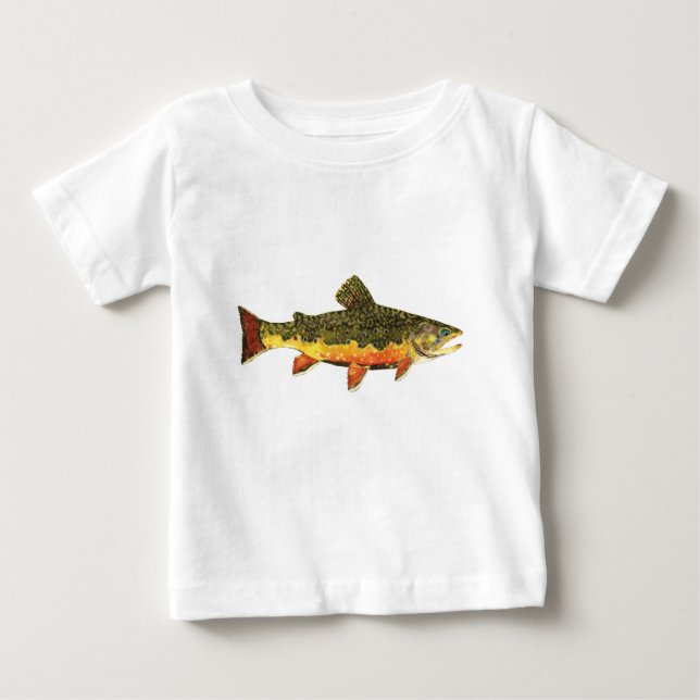 The Beautiful Brook Trout Baby T-Shirt (Front)