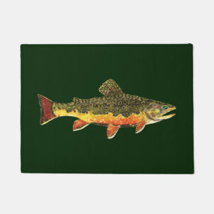 The Beautiful Brook Trout Doormat