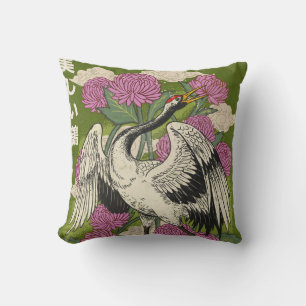 The Beautiful Crane Cushion
