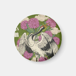 The Beautiful Crane Magnet