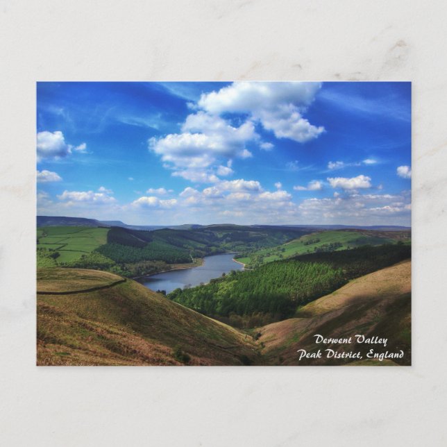 The Beautiful Derwent Valley Postcard (Front)