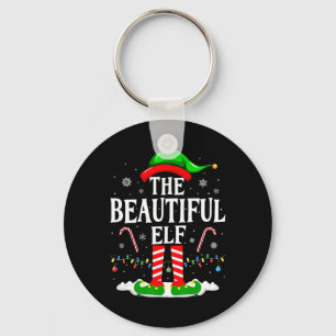 The Beautiful Elf Funny Xmas Matching Family Chris Key Ring