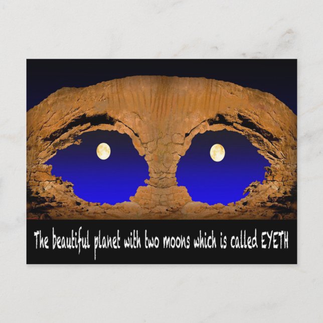 The Beautiful Eyeth -2 Postcard (Front)