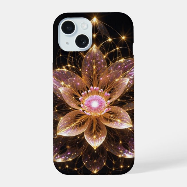 The Beautiful Flower of Light iPhone 15 Case (Back)