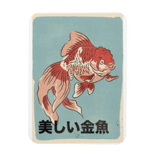 The Beautiful Goldfish Magnet