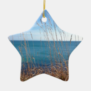 The beautiful Grass and Sea Ceramic Tree Decoration